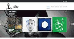 Desktop Screenshot of antigenrecords.com